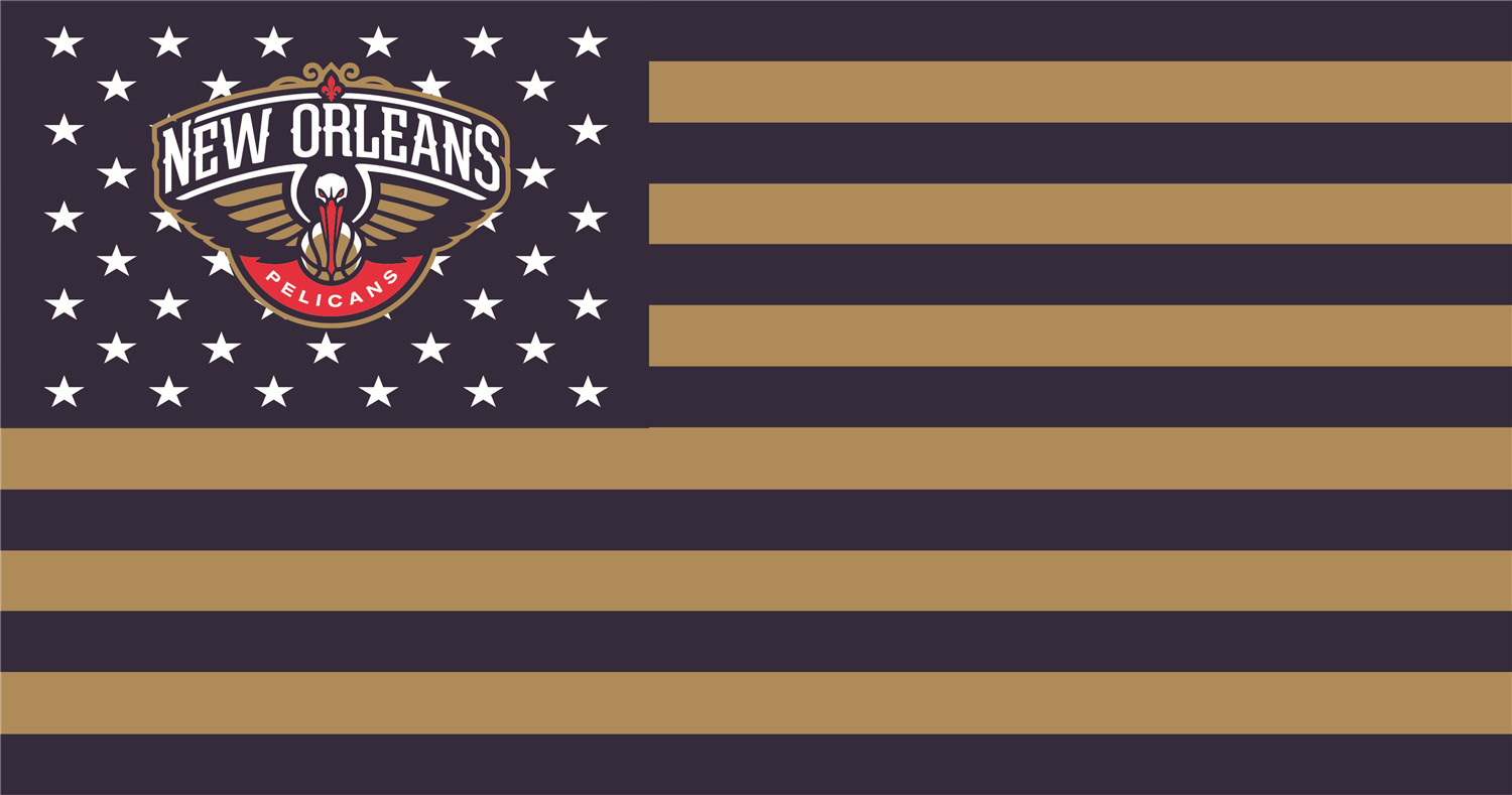 New Orleans Pelicans Flags iron on heat transfer
